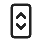 Phone Vertical Scroll SVG Icon